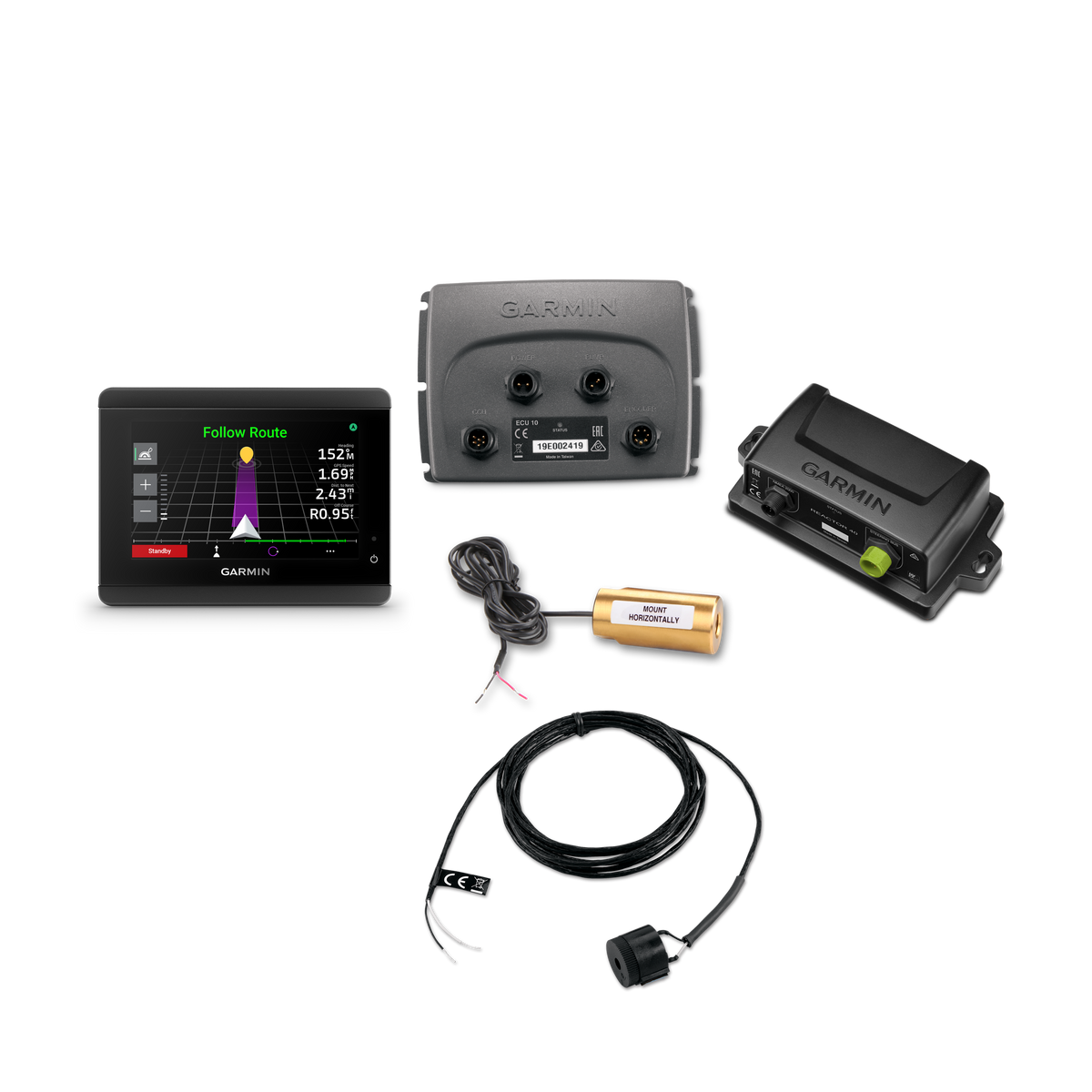 Garmin Hydraulic Autopilot Reactor 40 With autopilot instrument GHC 50