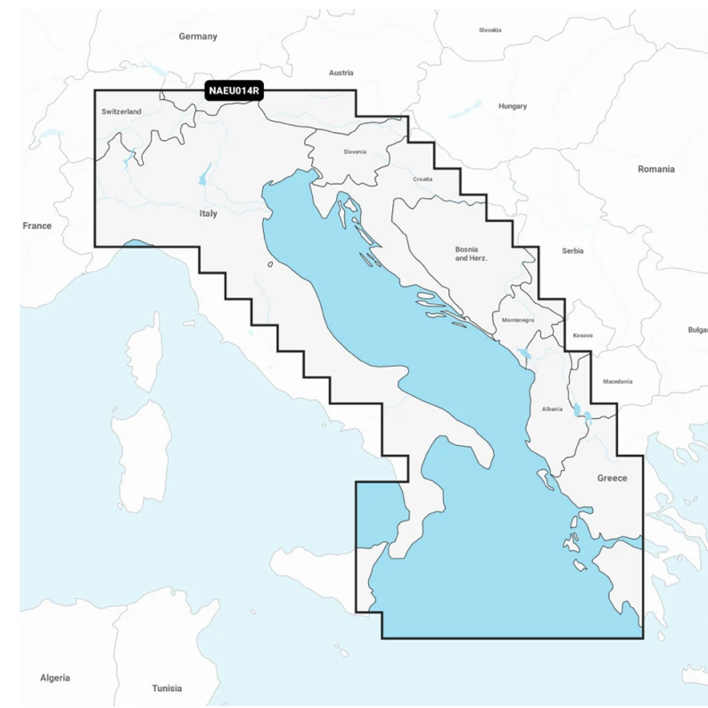 Garmin Italy, Adriatic Sea - Nautical Charts