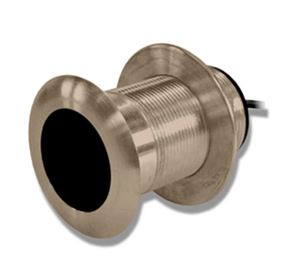 Garmin Mounting transducer through the bronze helmet with depth and temperature sensors