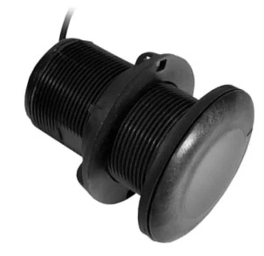 Garmin Mounting transducer through the plastic helmet with depth and temperature sensors