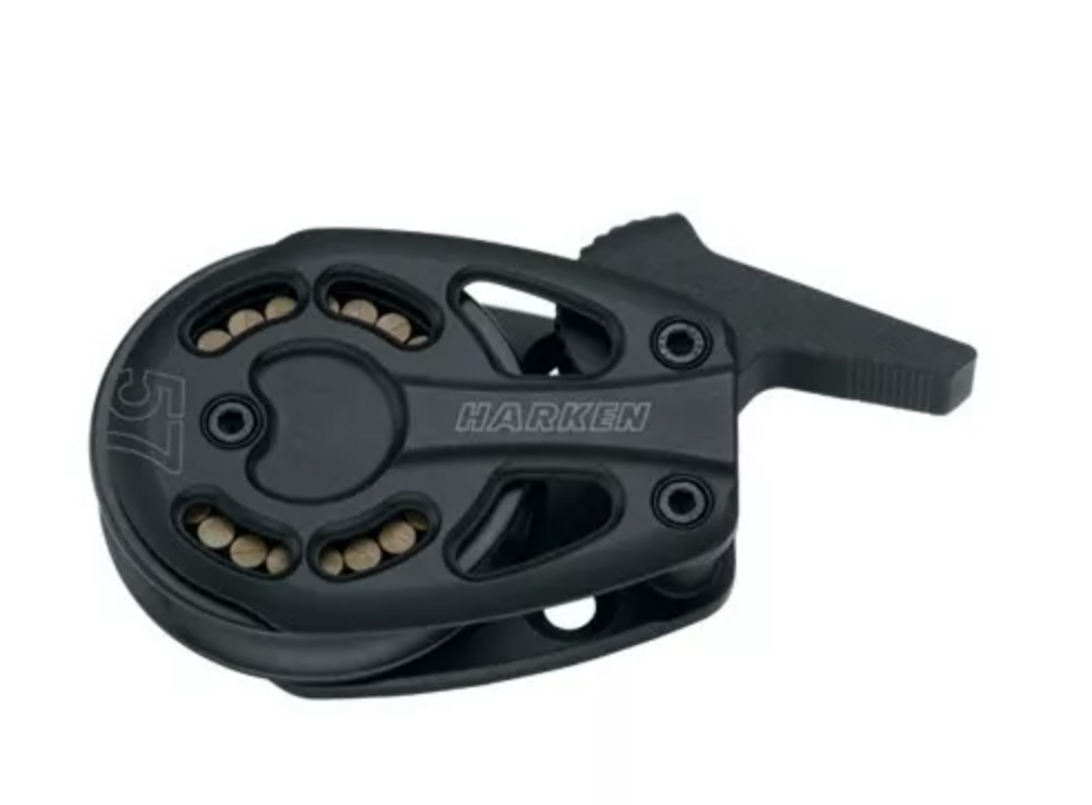 Harken 57 mm Aluminum Footblock — Lockoff