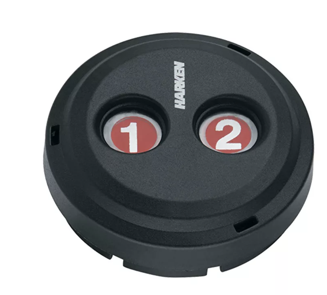 Harken Digital System Switch — Black, 1/2 Buttons