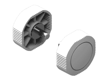 Lowrance Bracket mount knobs for Link-6 VHF radio (White)