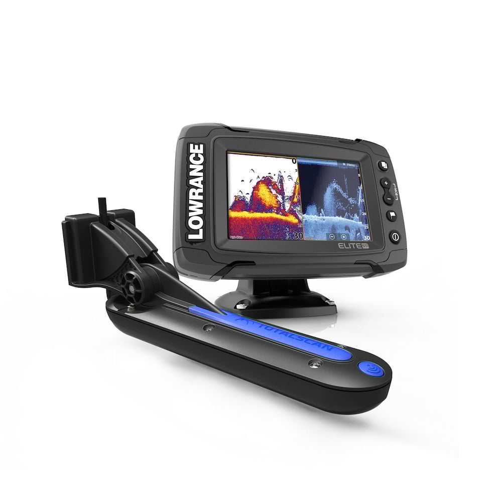 Lowrance Elite-5 Ti  with TotalScan™ Transducer and UK MAX-N Card for UK