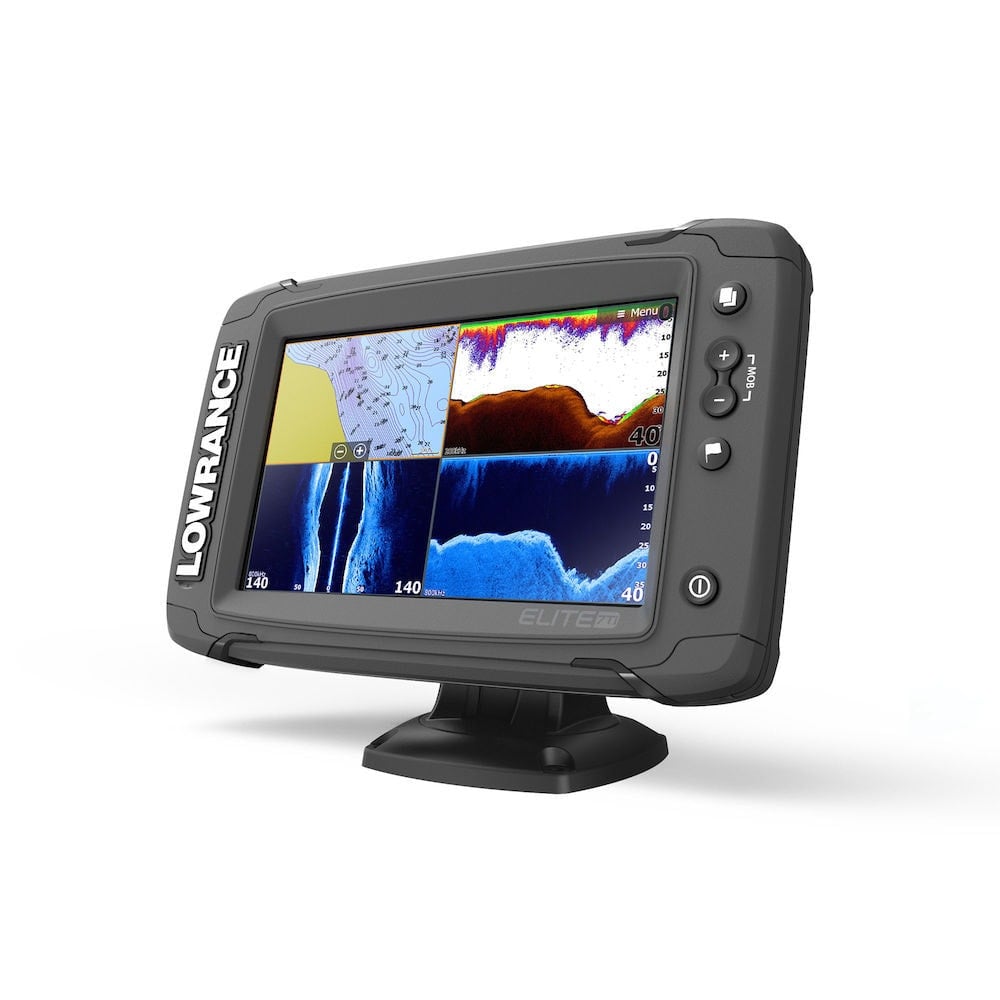 Lowrance Elite-7 Ti Mid/High/DownScan™ with Free Insight Pro Card