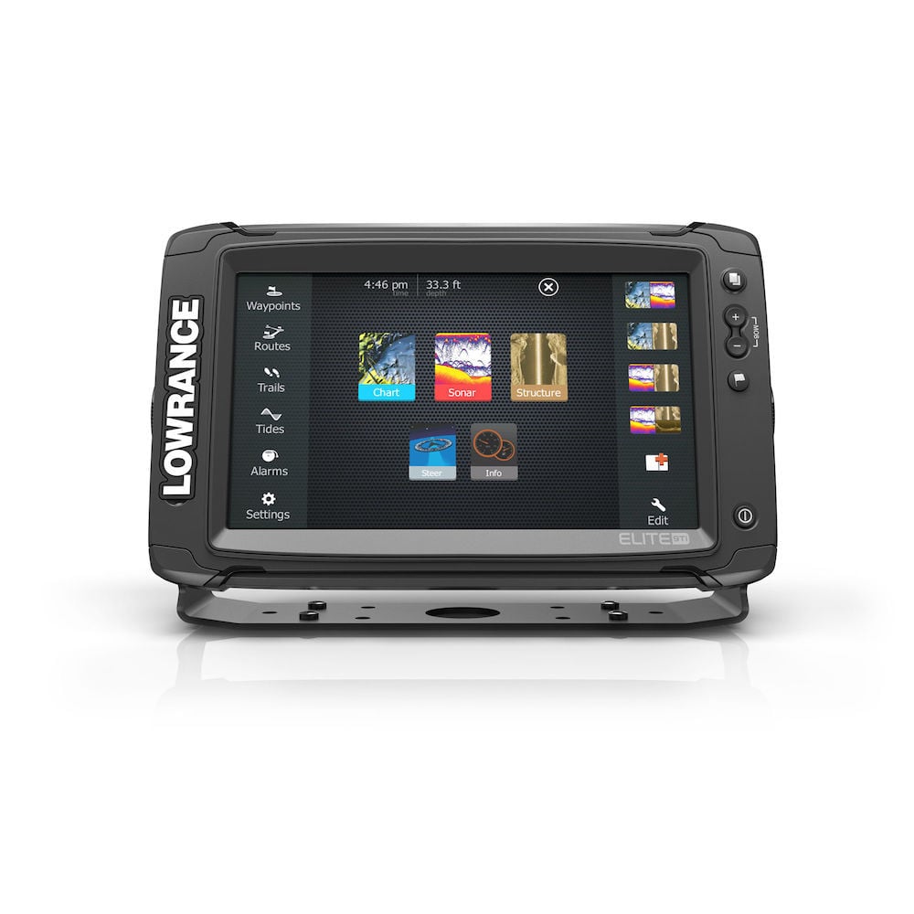 Lowrance Elite-9 Ti  with Med/High/TotalScan™ Transducer and South Europe Card