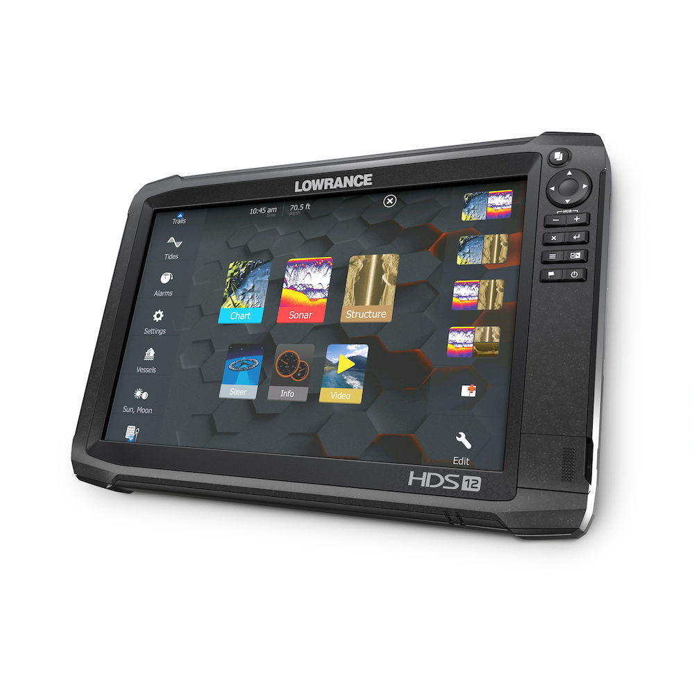 Lowrance HDS-12 Carbon ROW with No Transducer: - image 2