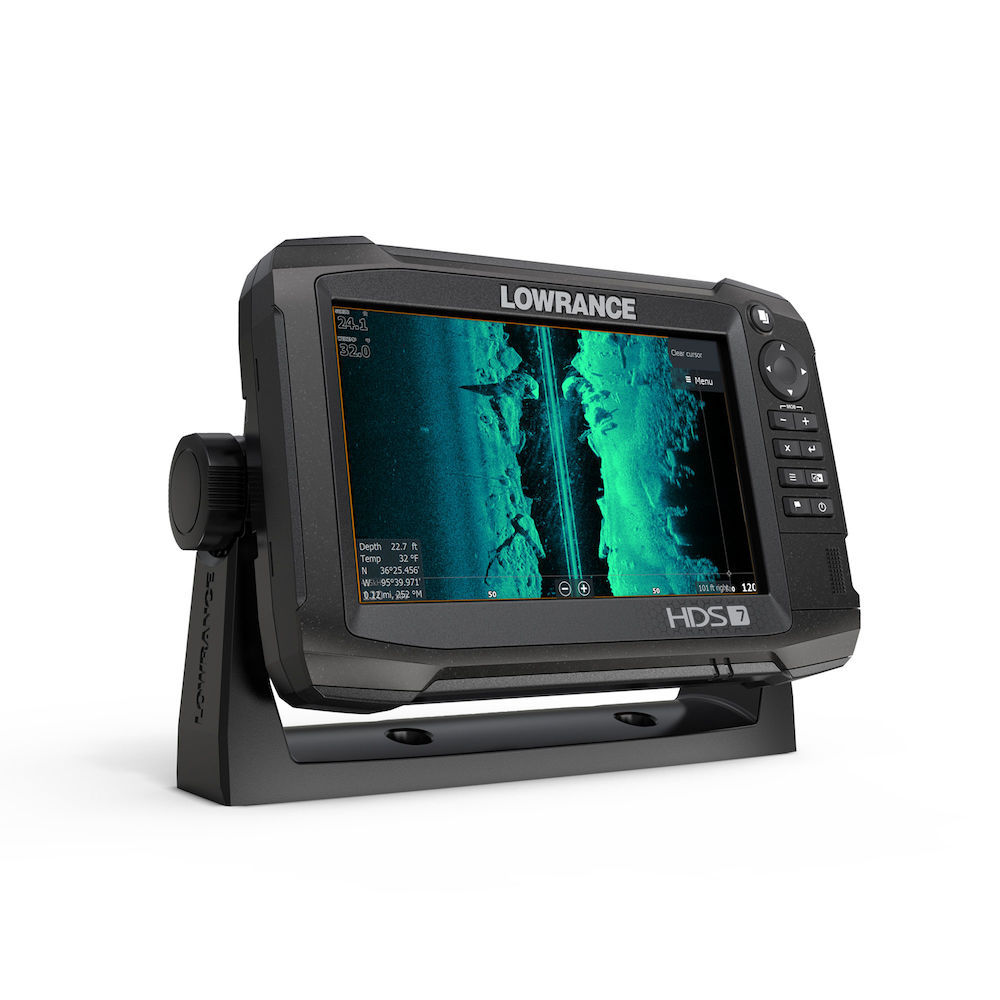 Lowrance HDS-7 Carbon ROW with HST-WSBL Skimmer Transducer and StructureScan 3D Bundle: