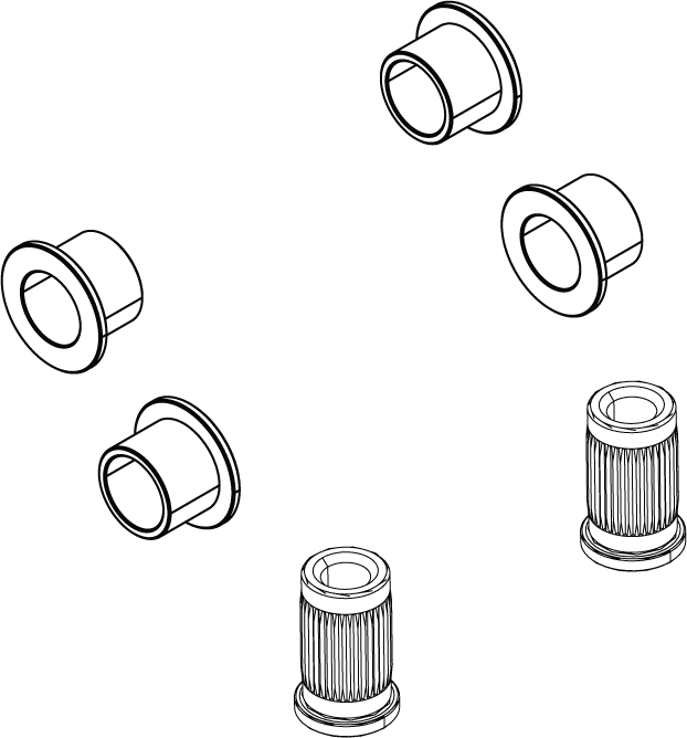 Lowrance Head Adaptor Bushing Kit