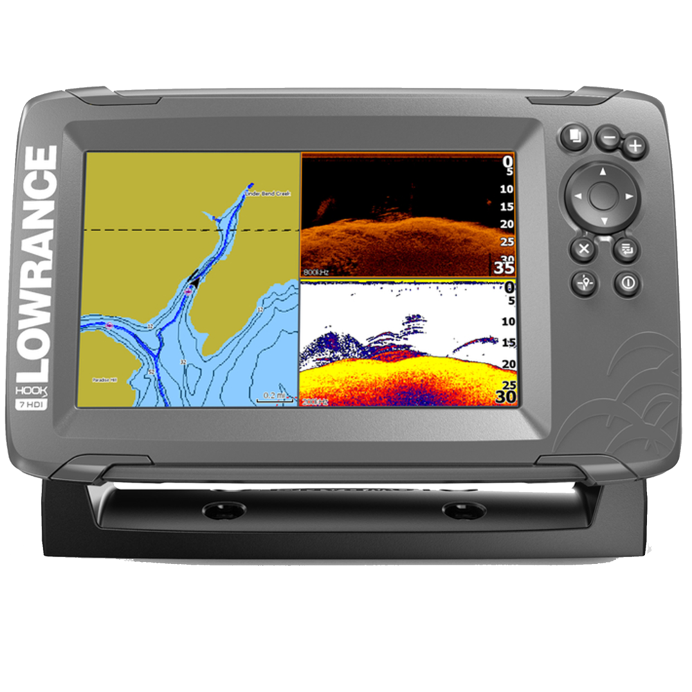 Lowrance HOOK2-7  SplitShot US Coastal/ROW (West Marine exclusive in the USA)