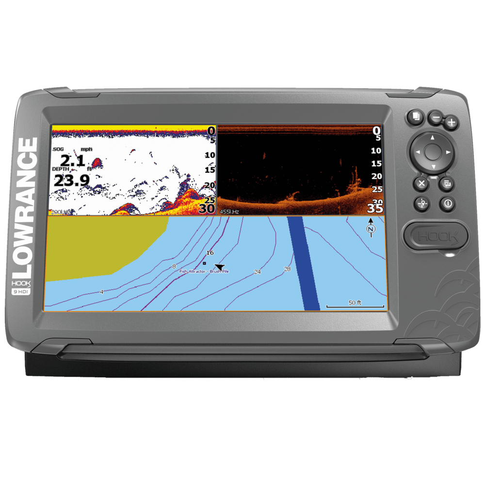 Lowrance HOOK2-9 SplitShot US Coastal/ROW  (West Marine exclusive in the USA)