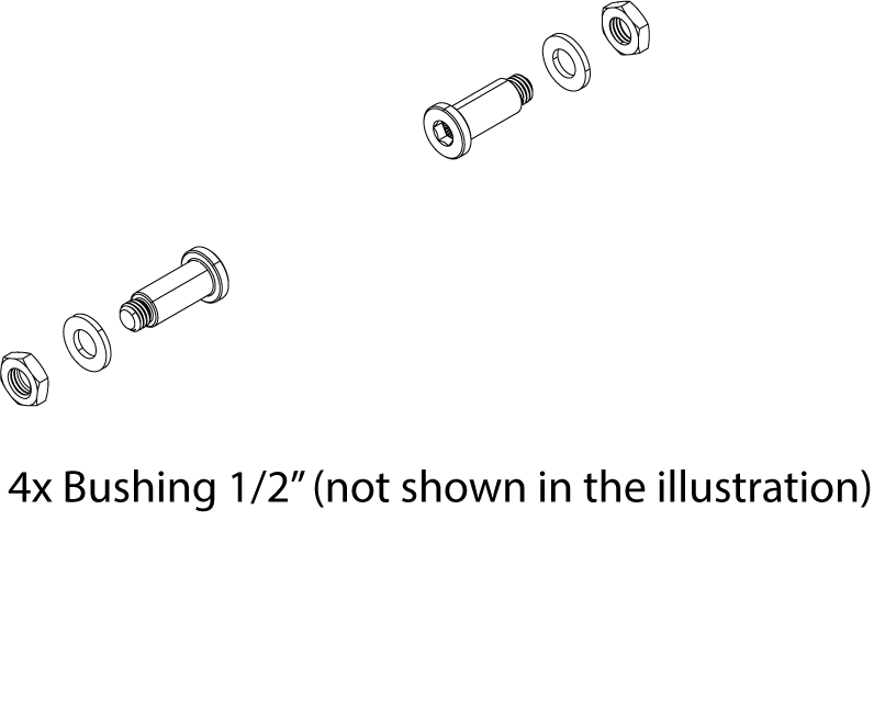 Lowrance Lower Extrusion Hardware Kit