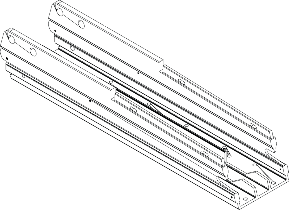 Lowrance Lower Extrusion Kit, 47"