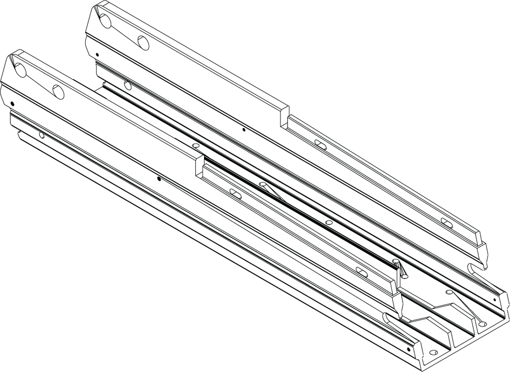Lowrance Lower Extrusion Kit, 52"/60"