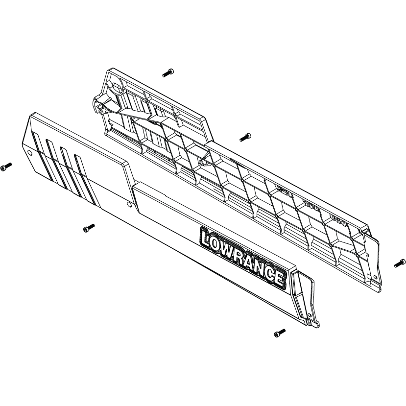 Lowrance Side Plates Kit, 52"/60"