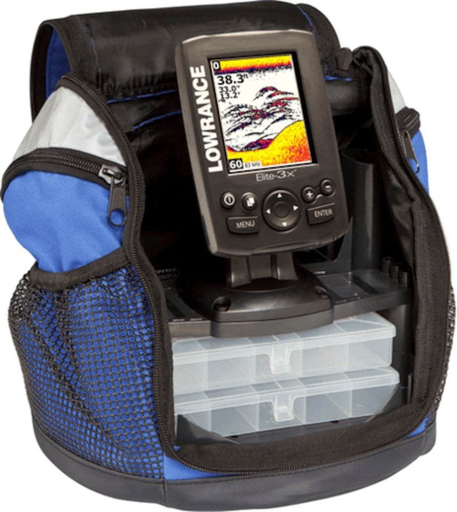 as well as a dock/ice transducer and mount for vertical