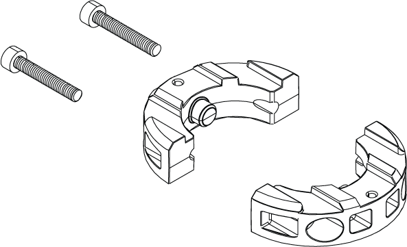 Lowrance Upper Clamp Kit