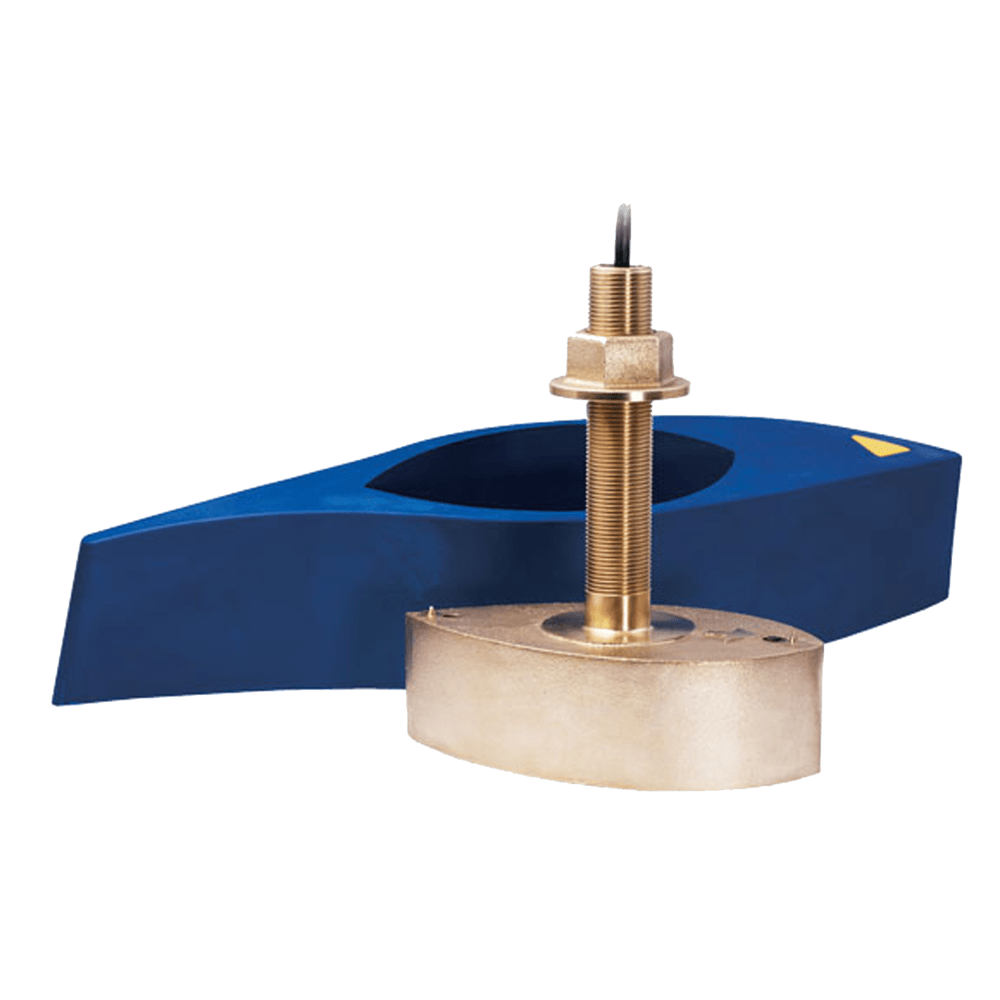 Navico B260 Bronzo 1 kW Passante Carena 50/200Khz Profondità/Temperatura con HS Fairing Block . . Larghezza del fascio 50 kHz—19°