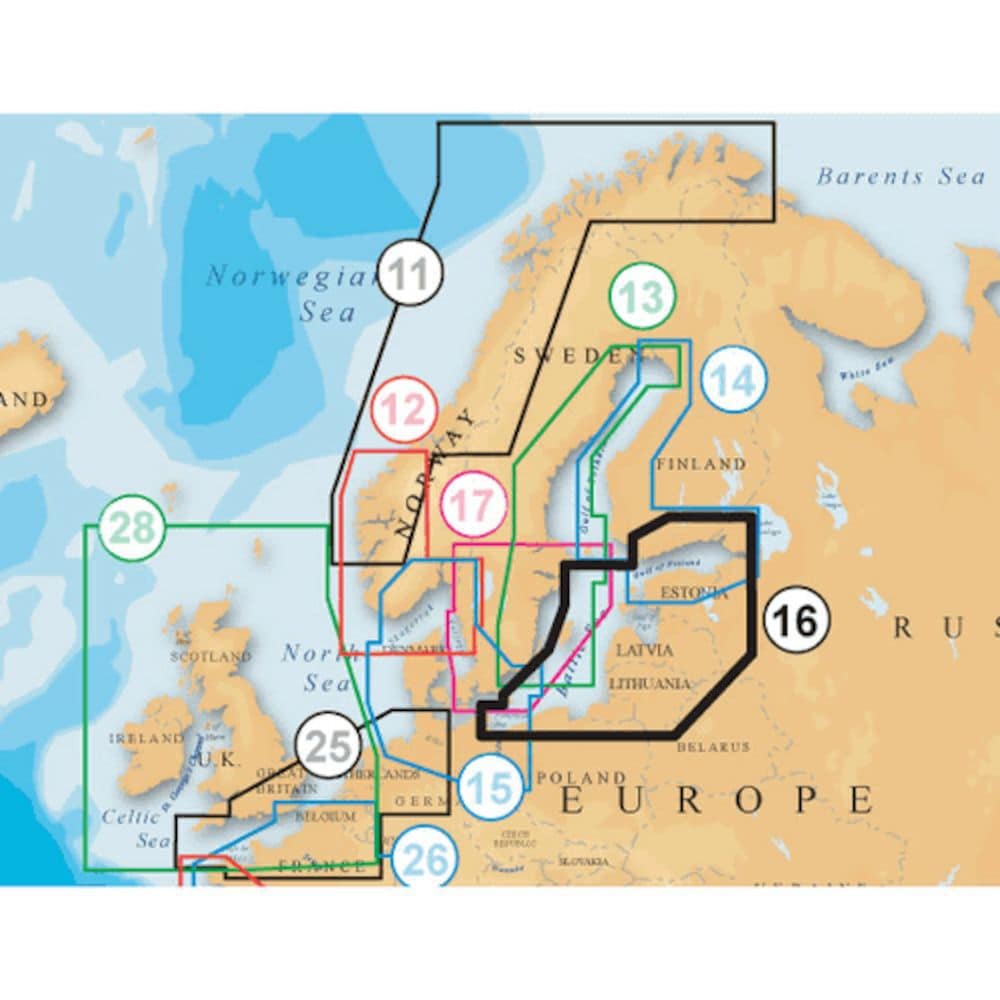 Navico NAVIONICS EU Nordic . South Baltic Platinum Cartas Náuticas Marítimas - imagem 2