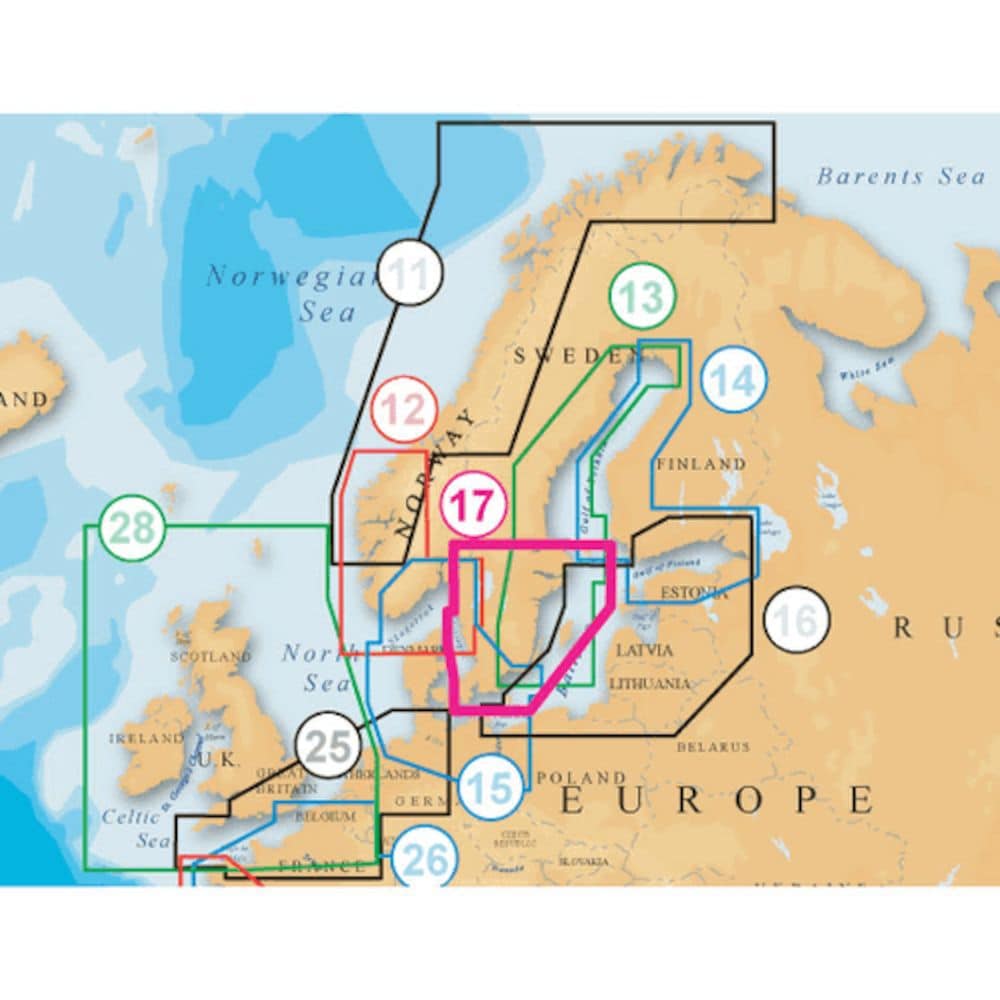 Navico NAVIONICS EU Nordic . South Sweden Platinum Cartas Marítimas - imagem 2