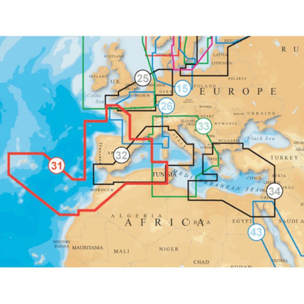 Navico NAVIONICS EU West . Iberia Platinum Cartas Náuticas Platinum - imagem 2