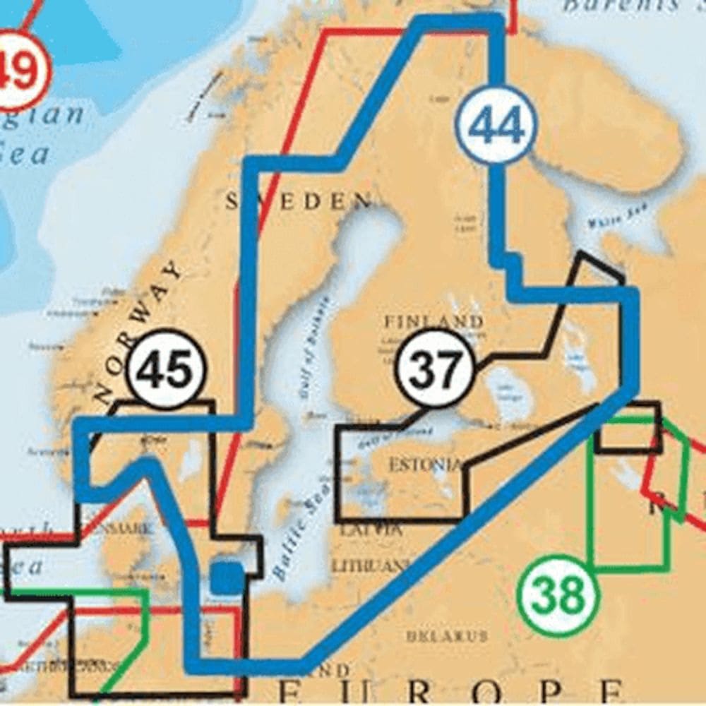 Navico Navionics MSD/44XG XL9 44XG . Baltic-Finland-Sweden-Norway South SD Card - image 2