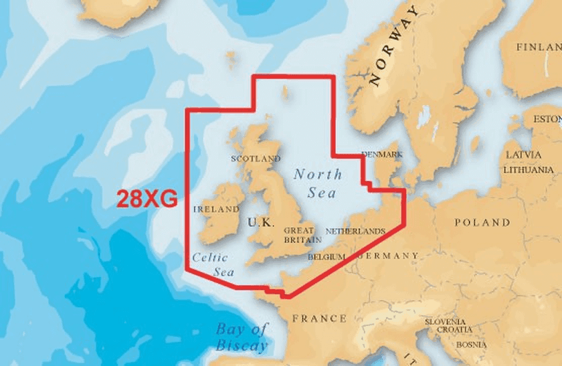 Navico NAVIONICS MSD/NAVU28XG. UK/IE/NL UPDATES. Coverage Area