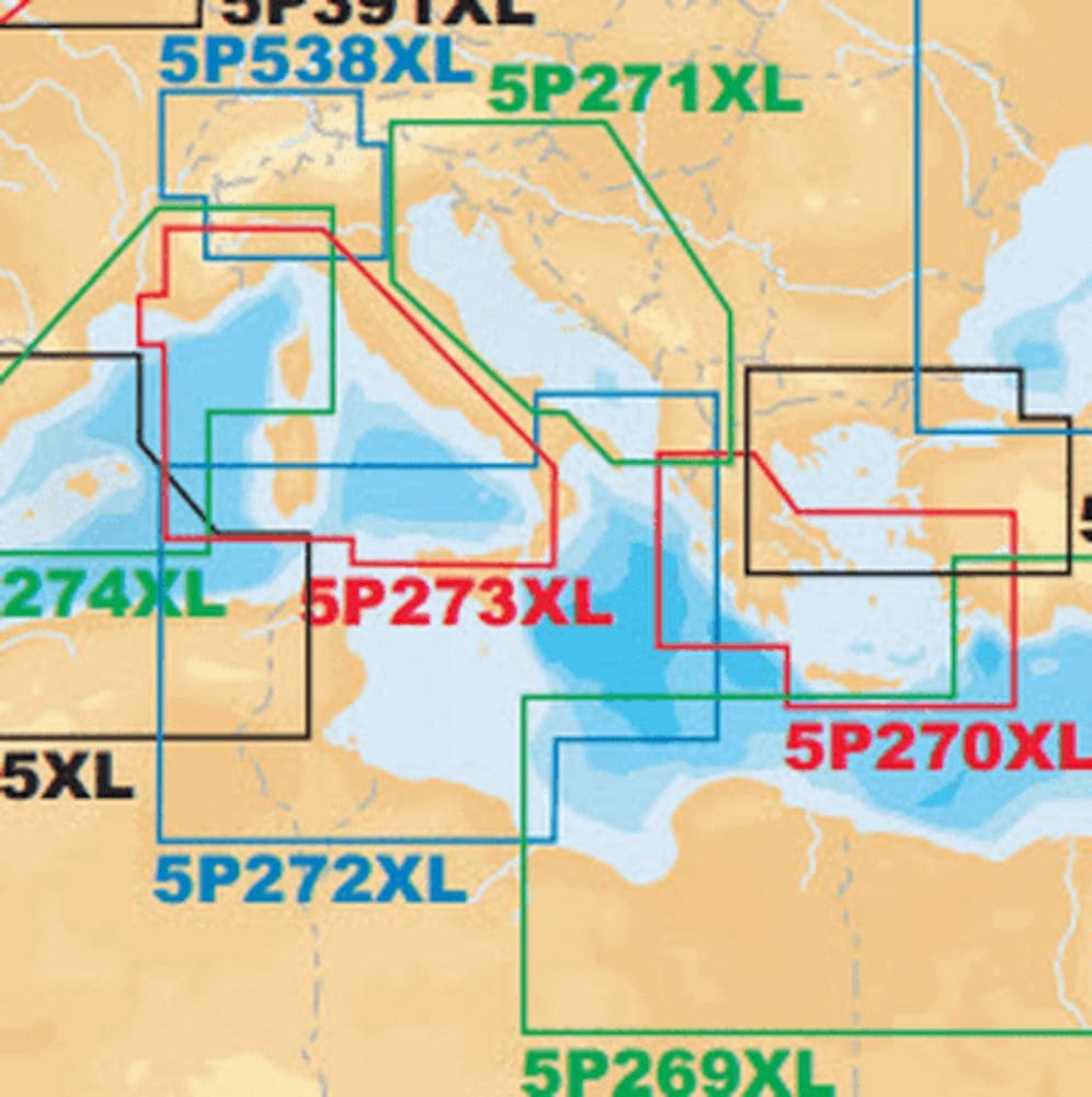 Navico Navionics Platinum+ 5P272XL Mediterrâneo Central - imagem 2