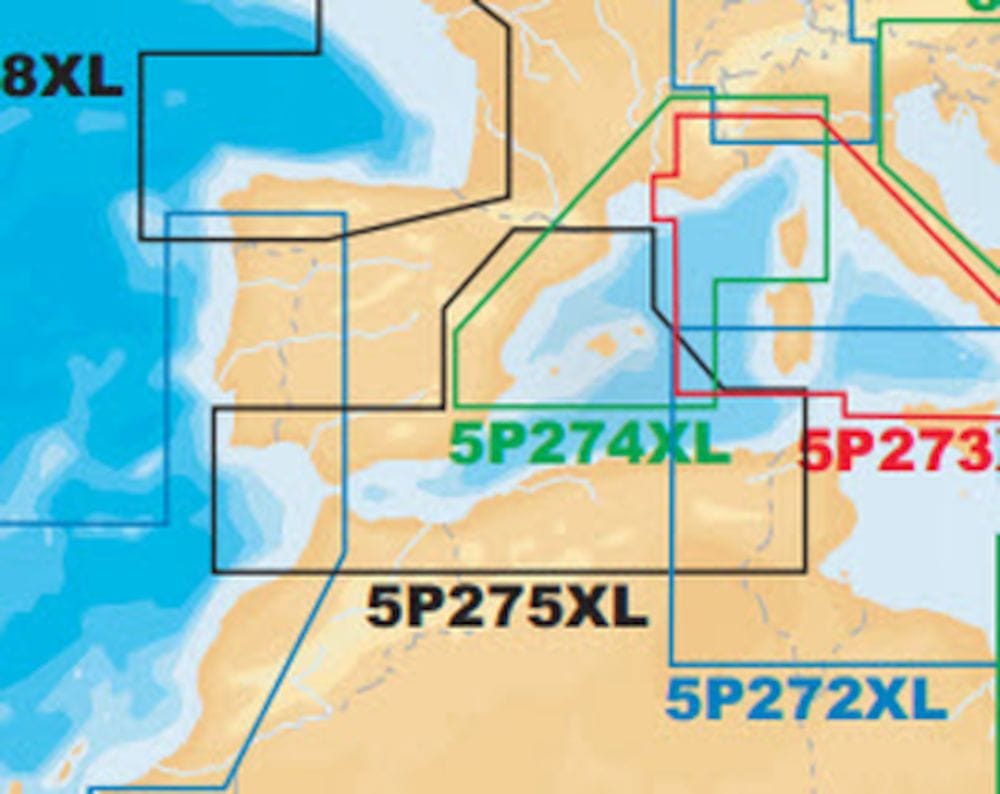 Navico Navionics Platinum+ 5P275XL Mediterrâneo Sudoeste