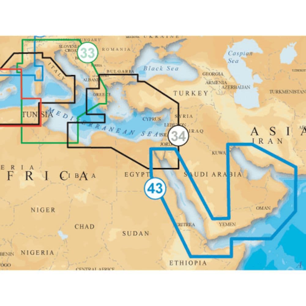 Cartas Marinhas Navico NAVIONICS Red Sea Arabian Gulf Platinum em Cartão SD - imagem 2