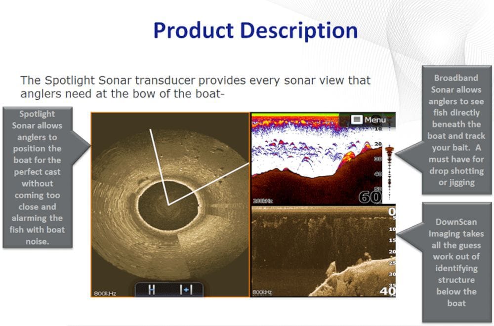 Navico SPOTLIGHT SCAN TROLLING MOTOR XDCR - image 4