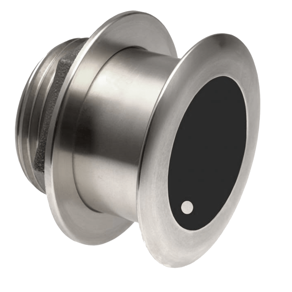 Navico XSONIC SS75M Stainless Steel 600 W Thru Hull Medium CHIRP (80-130kHz) Depth/Temp (20° tilt) . Black 9 Pin connector