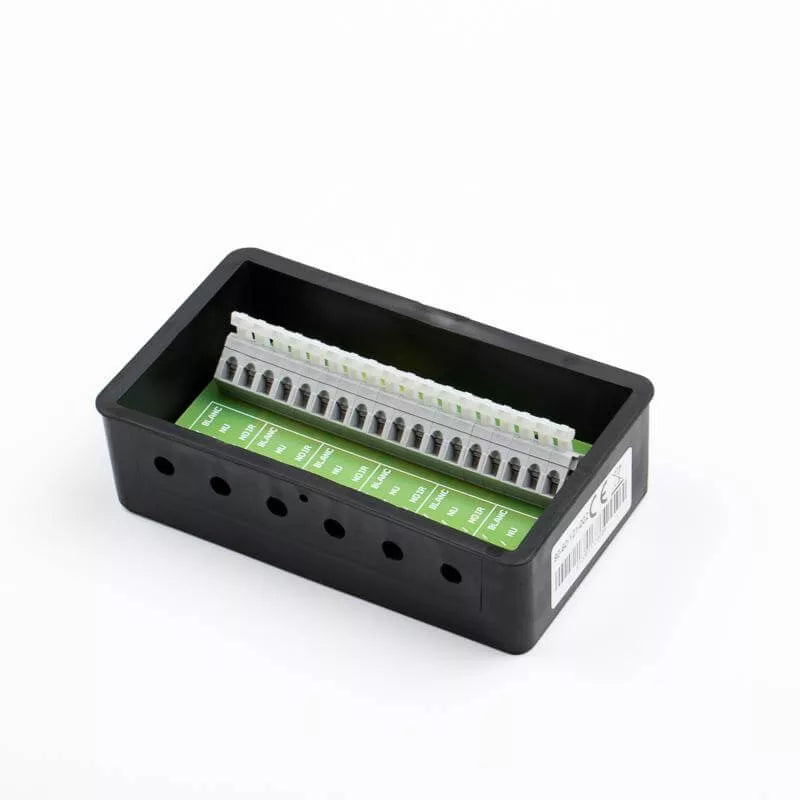 Bus connection box with 6 entries