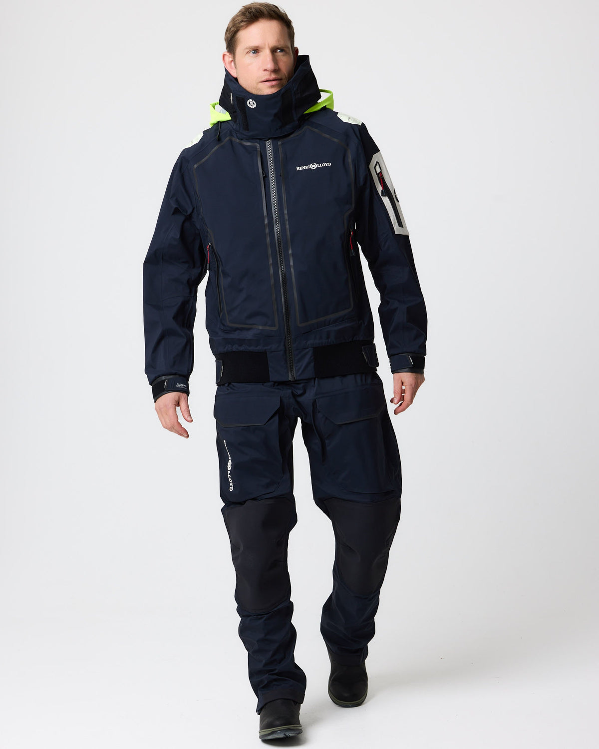 Ocean Pro Full Zip Smock - Navy Black