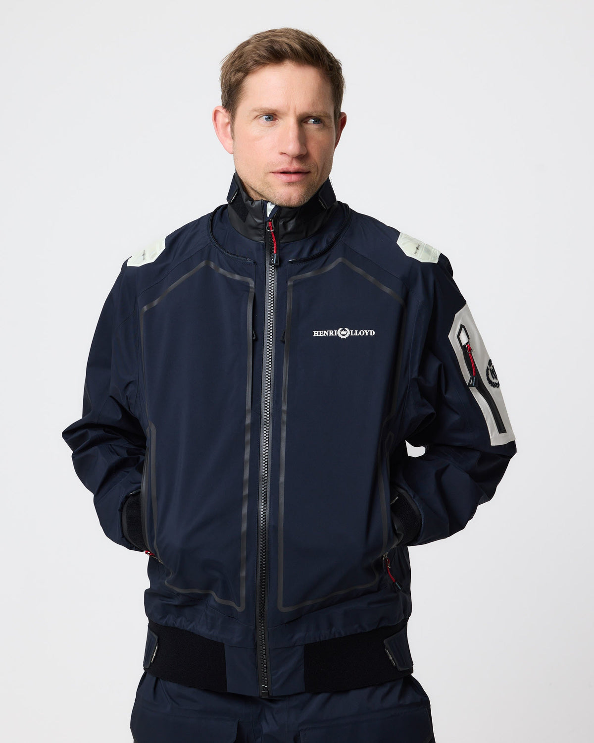 Ocean Pro Full Zip Smock - Navy Black