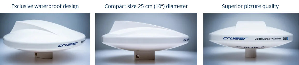 Omnidirectional TV antenna d. 25 cm (10″) 1