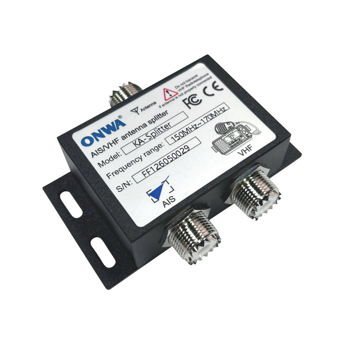 ONWA KA-Splitter AIS/VHF antenna splitter