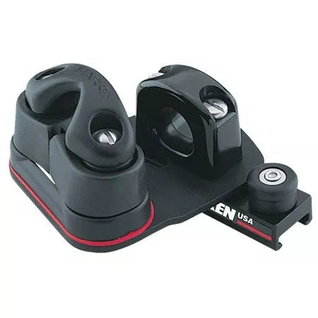 Harken 16 mm Pinstop Car — Swivel, Cam Cleat, Starboard