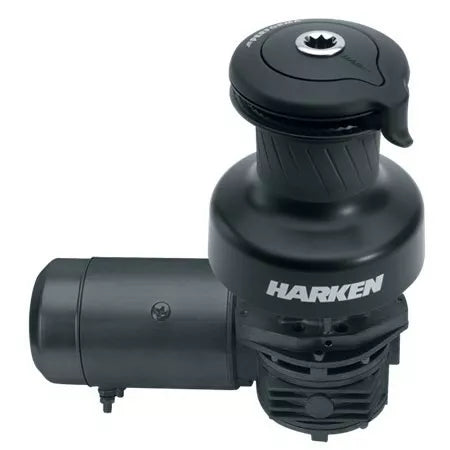 Электрическая лебёдка Harken 50 Self-Tailing Performa™ — 2 скорости, 12 В, горизонтальная, левое крепление 