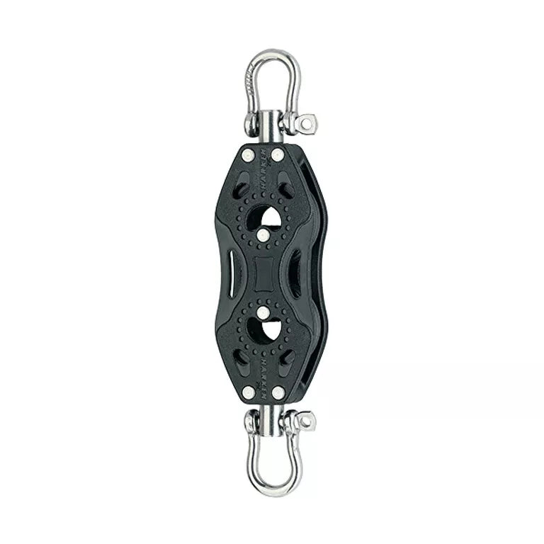 Harken 29 mm Carbo Double Swivel Symmetrical Fishing Pulley