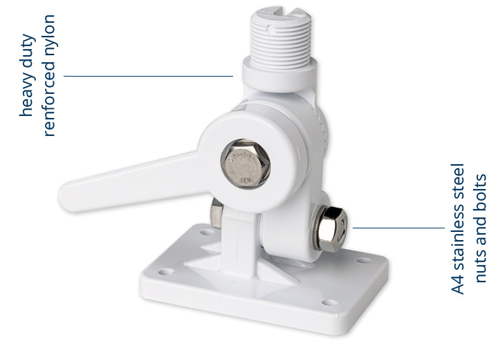 SCOUT PA-3 Four way solid nylon ratchet mount