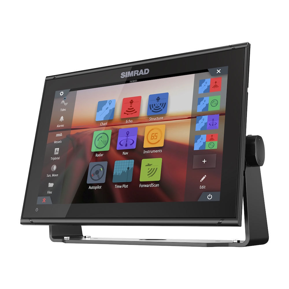 Simrad 12-inch chartplotter and radar display with global basemap - image 3