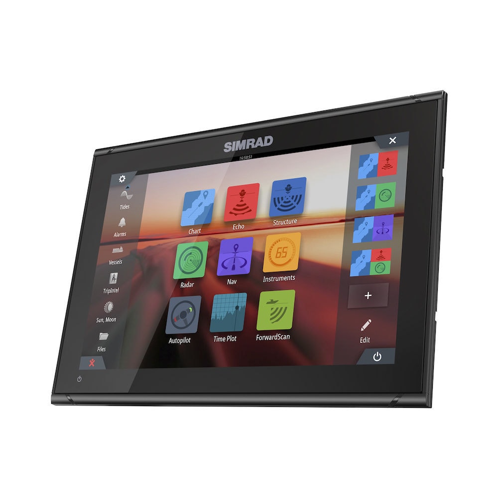 Simrad 12-inch chartplotter and radar display with global basemap - image 4