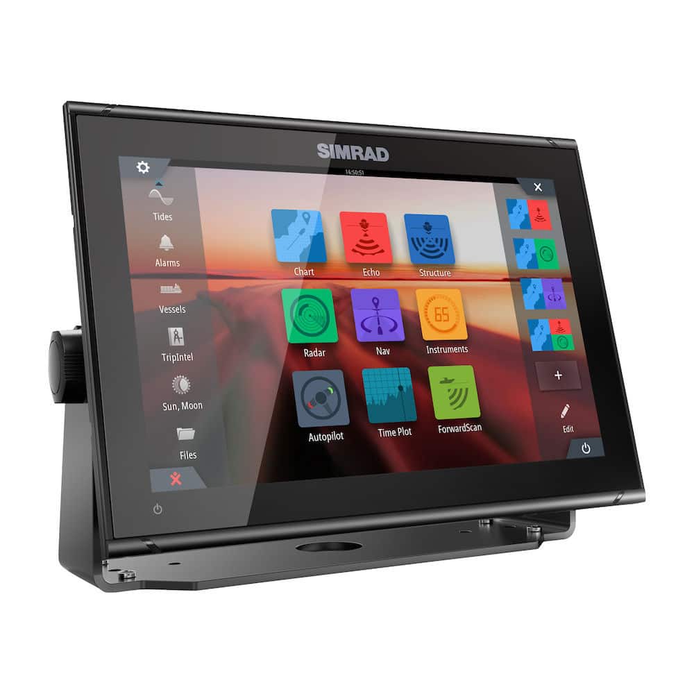 Simrad 12-inch chartplotter and radar display with global basemap - image 5