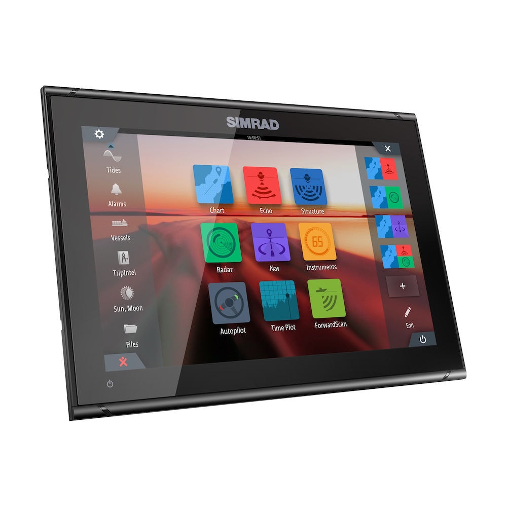 Simrad 12-inch chartplotter and radar display with global basemap - image 6