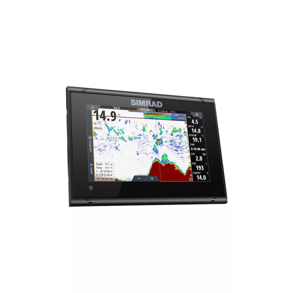 Simrad 7-inch chartplotter and radar display with HDI transducer - image 3