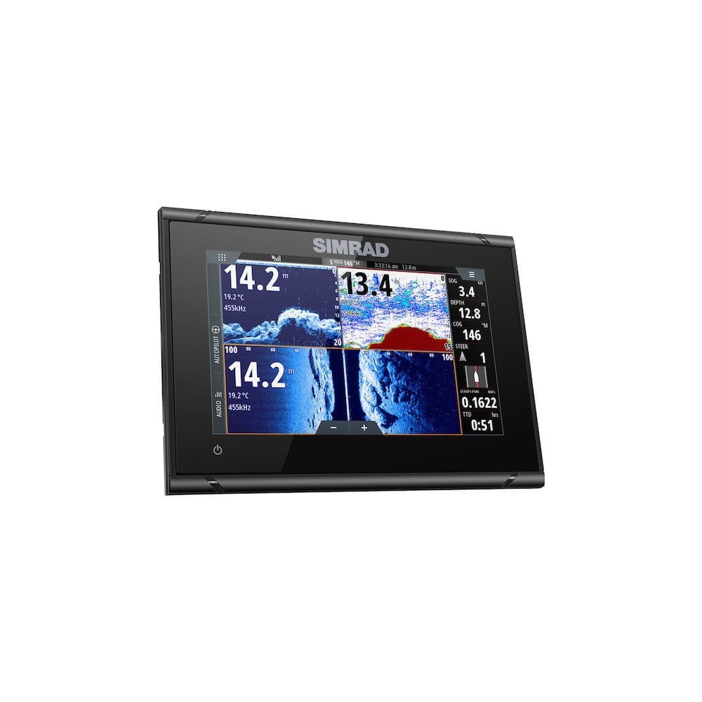 Simrad 7-inch chartplotter and radar display with TotalScan™ transducer - image 3