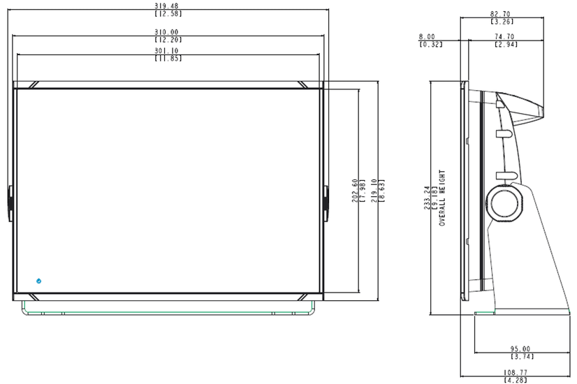 Simrad Go12  12-inch Chartplotter and Radar Display with Active Imaging 3-in-1 Transducer - image 2