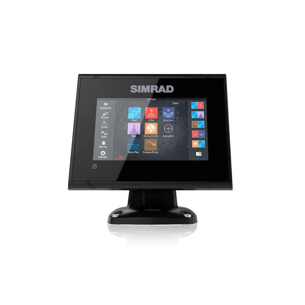 Simrad GO5 XSE navigation display for the recreational power boater who is looking for an all in one navigation product for cruising