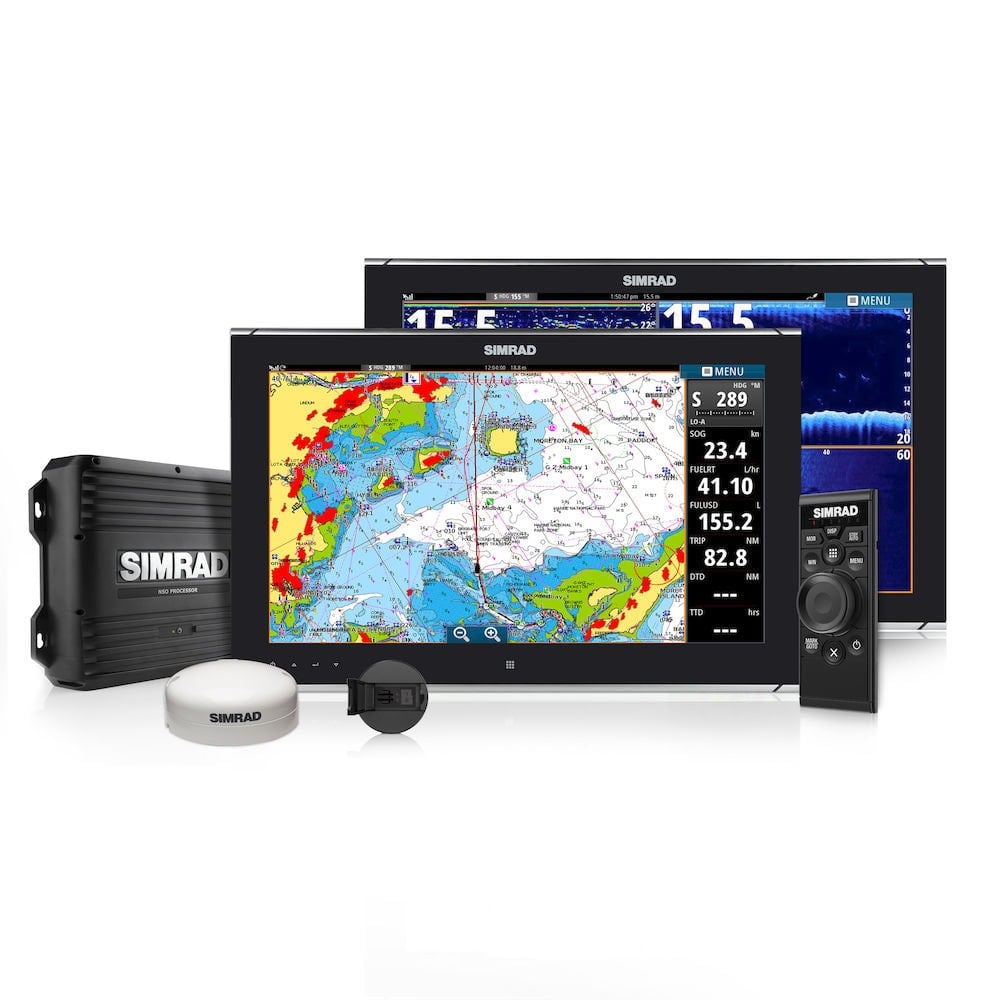 Simrad NSO evo2 Dual 19" Multi-Touch monitor bundle